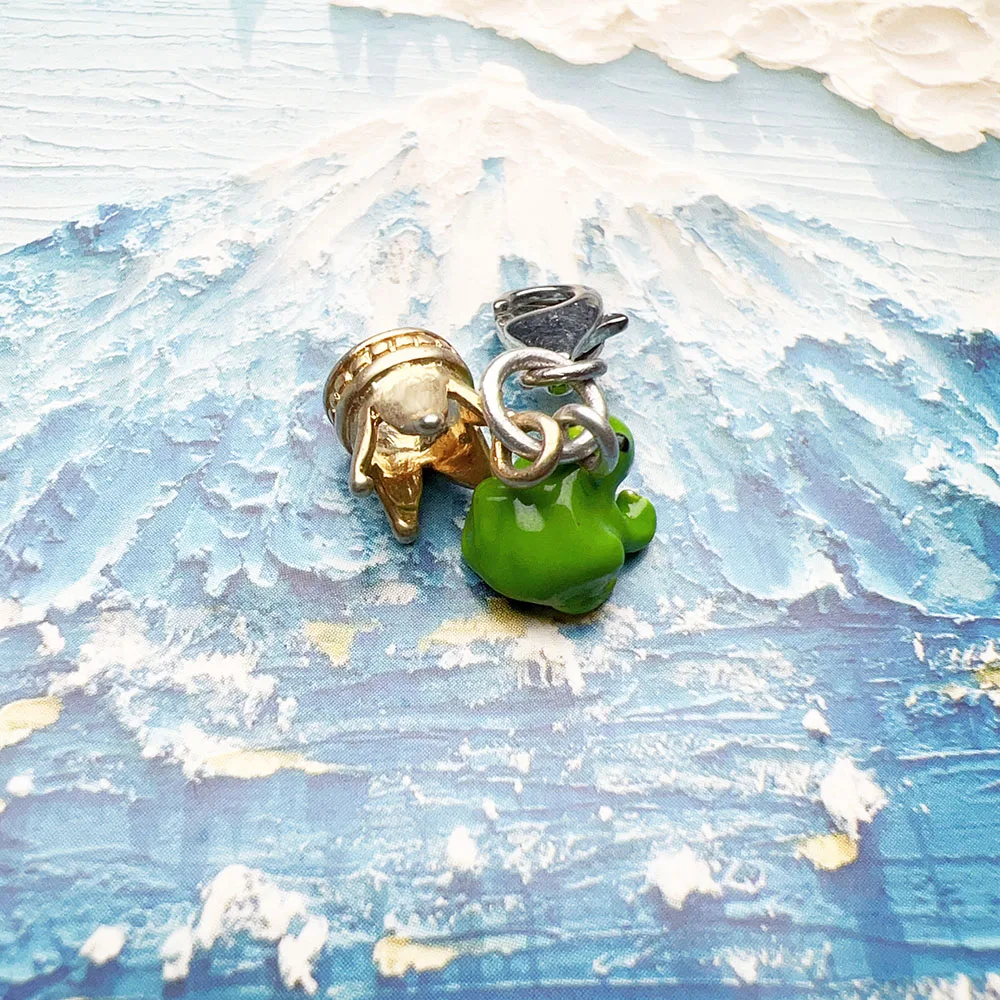 Charm Pendant Frog Prince Women Men 2024 Summer Brand New Vintage 925 Sterling Silver Gift