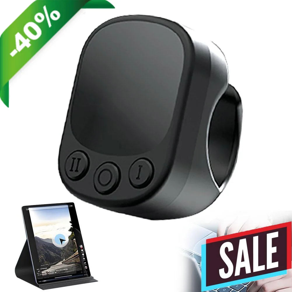 

Bluetooth Remote Control Ring For Mobile Phone Air Mouse Touch Screen Wireless Remote Control Ring for Short Video Photo Selfie