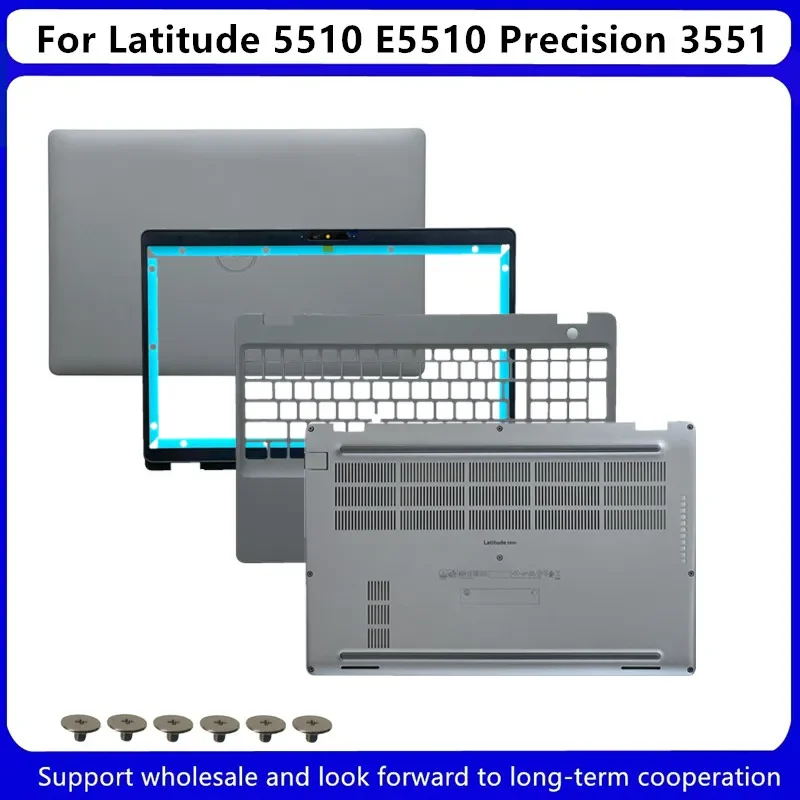 New For Dell Latitude 5510 E5510 Precision 3551 LCD Back Cover 0F0N34 F0N34 /Front Bezel /Case Palmrest /Bottom 0N2P40 N2P40