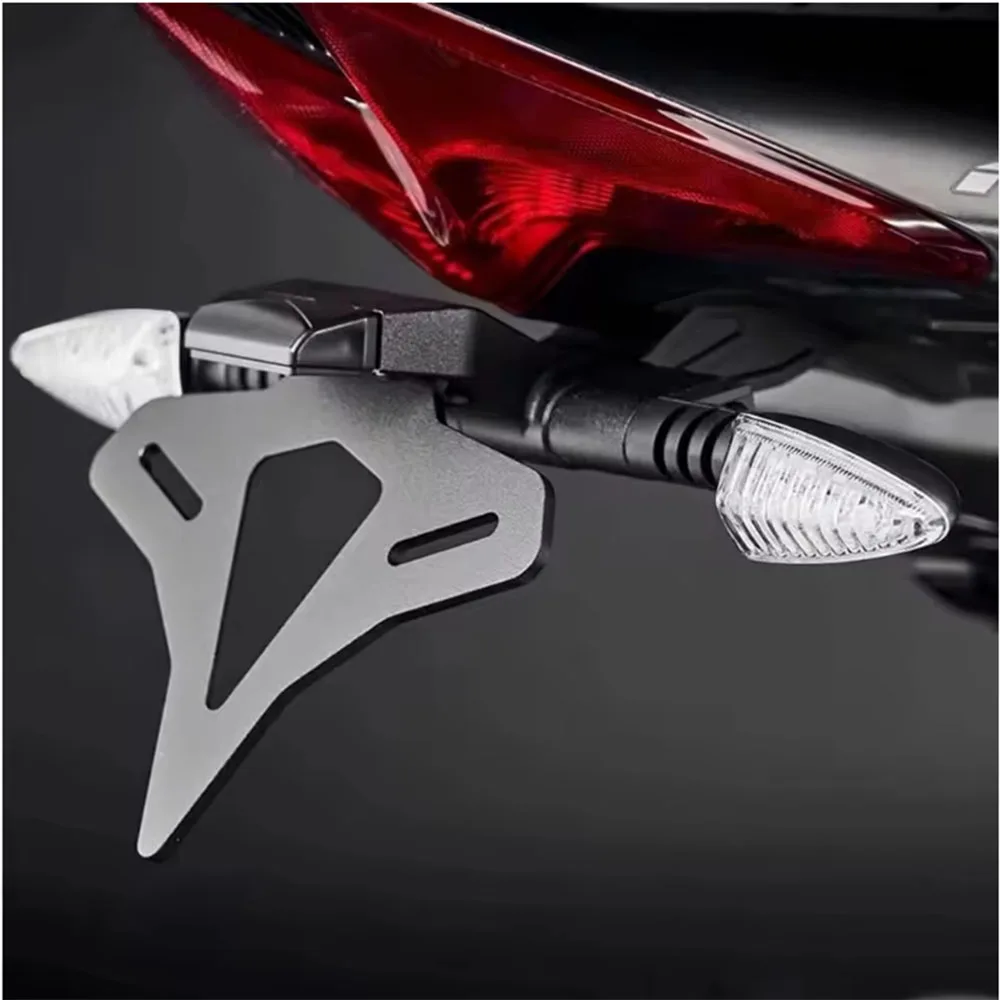 

New For Aprilia RS660/TUONO660 RSV4 2021 2022 2023 2024 Motorcycle License Plate Holder Tail Light Bracket Fender Eliminator
