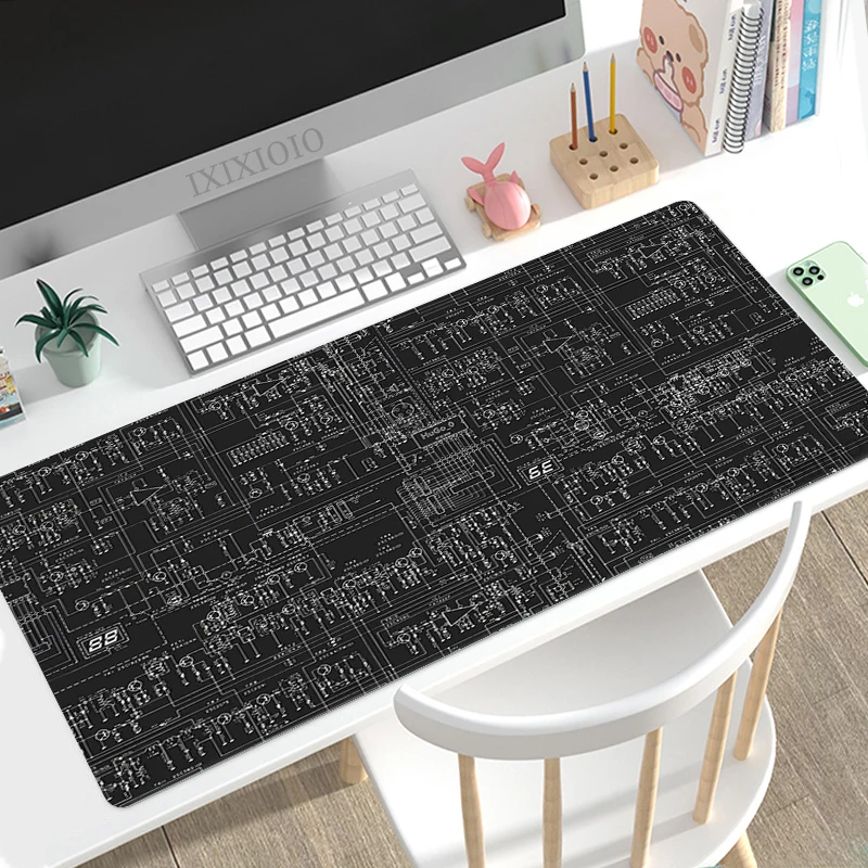 Rysunki mechaniczne Podkładka pod mysz Gaming XL Home Duża podkładka pod mysz HD XXL Podkładki pod mysz Dywan z naturalnej gumy Antypoślizgowa podkładka na stół