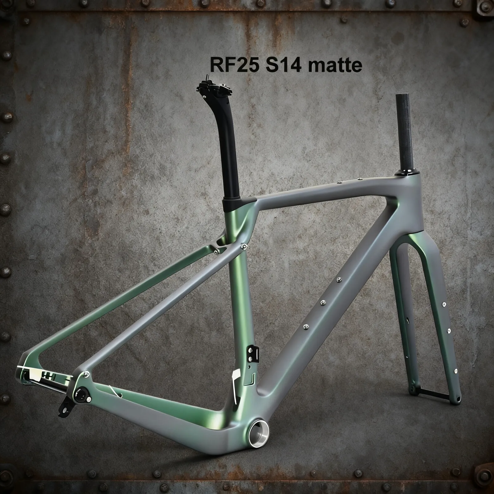 

Carbon Frame Gravel Bike with Internal Full Hidden Cable System Cyclocross Racing Disc Brake Bicycles MTB Road Bike Frameset