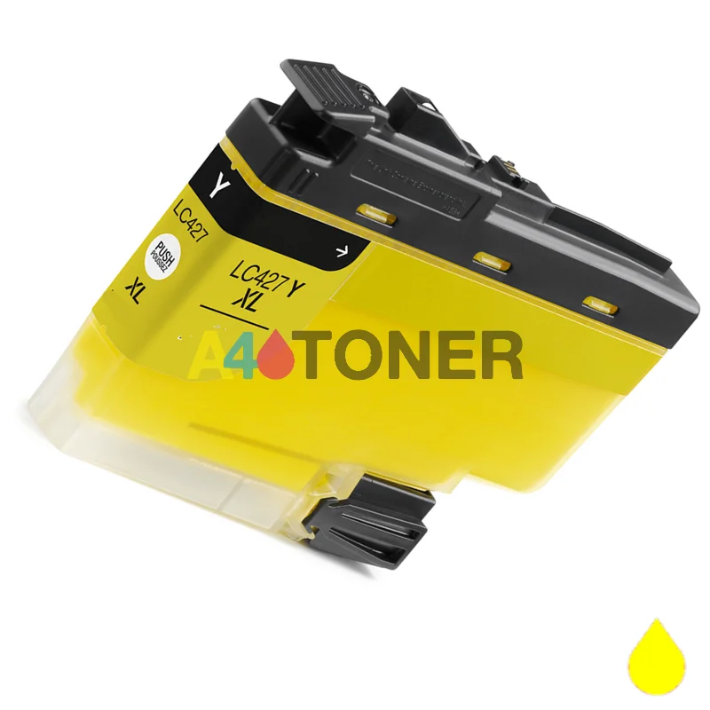 LC427 XL yellow Brother compatible ink cartridge A4toner.com