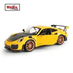 Maisto 1:24 2018 Porsche 911 GT2 RS Sports Car Static Die Cast Vehicles Collectible Model Car Toys