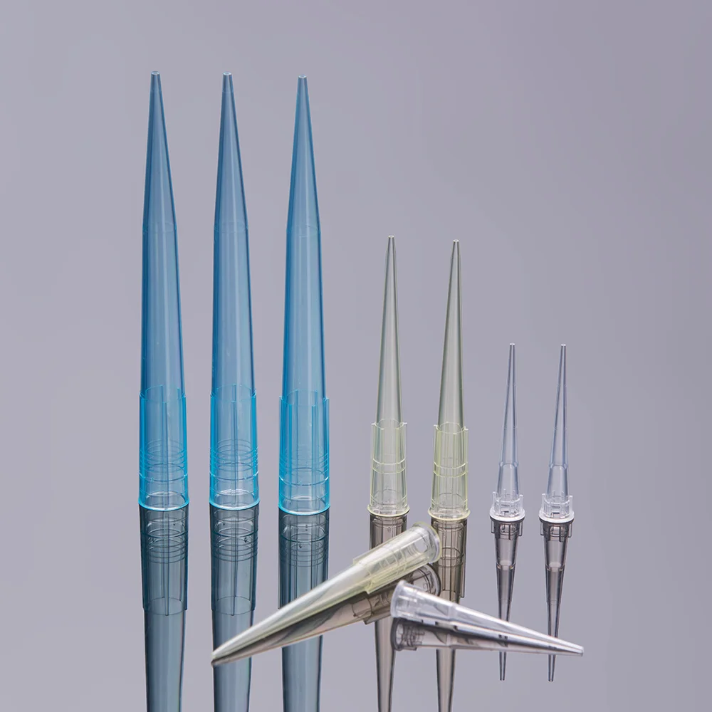 10ul 200ul 1000ul 5ml 10ml Disposable PP Plastic Pipette Tips For Pipettor Tips