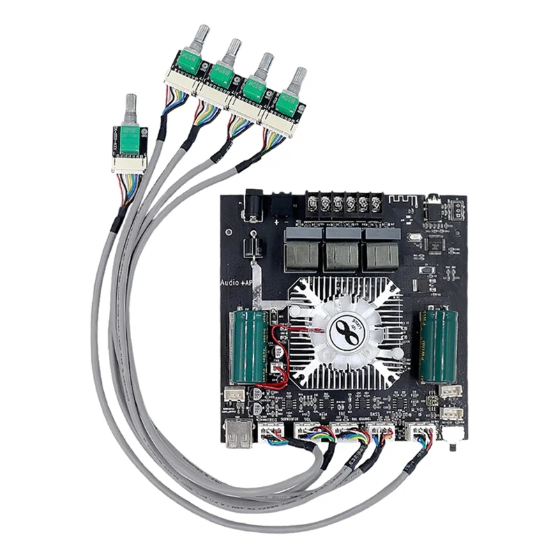【Vendita veloce】ZK-HT21 TDA7498E Amplificatore di potenza digitale a 2.1 canali 160Wx2+ 220W Modulo amplificatore di potenza audio APP Bluetooth