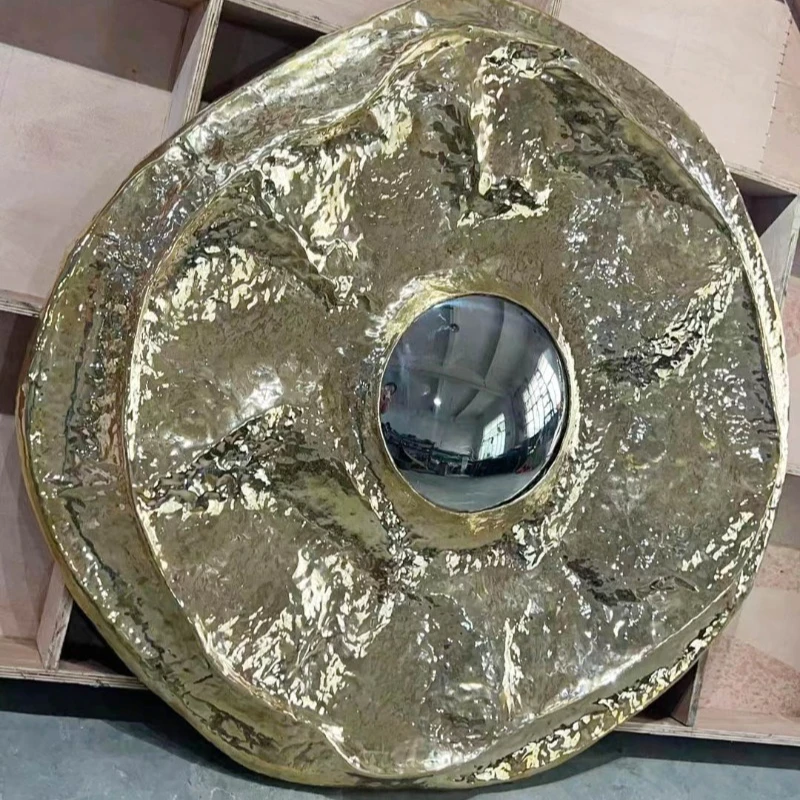 

Light luxury handmade, forged copper art, decorative mirror, enigma mirror