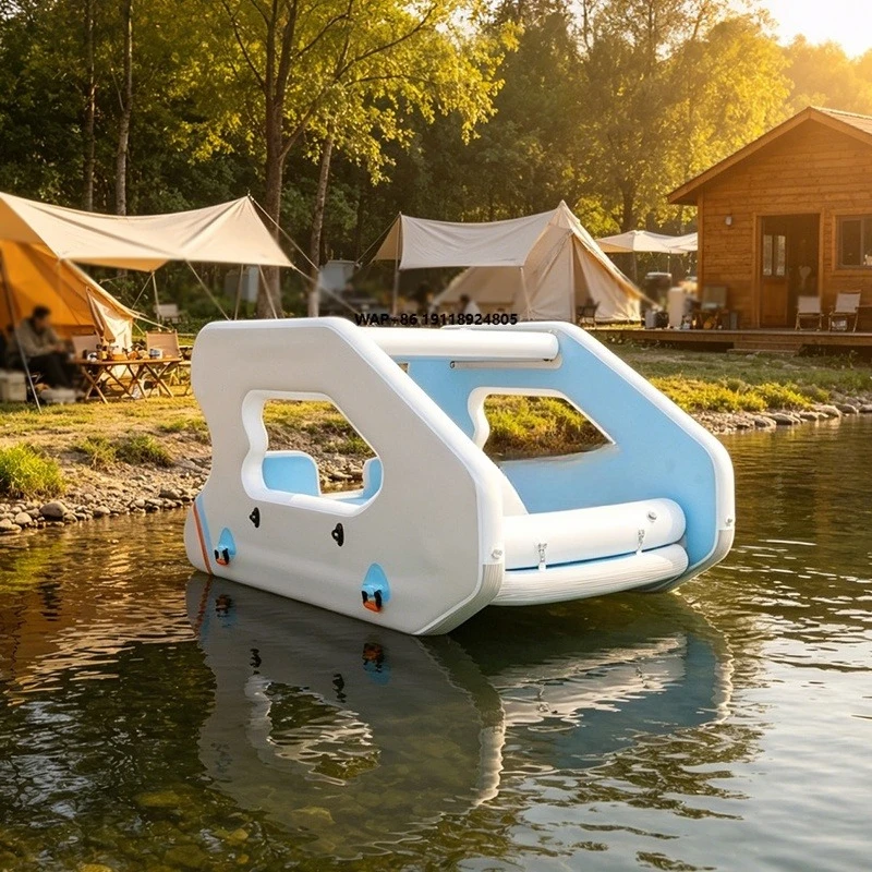 Factory Price Water Inflatable Boat with Motor Commercial Grade PVC Anti-Collision Design Great for Fishing Marine Use