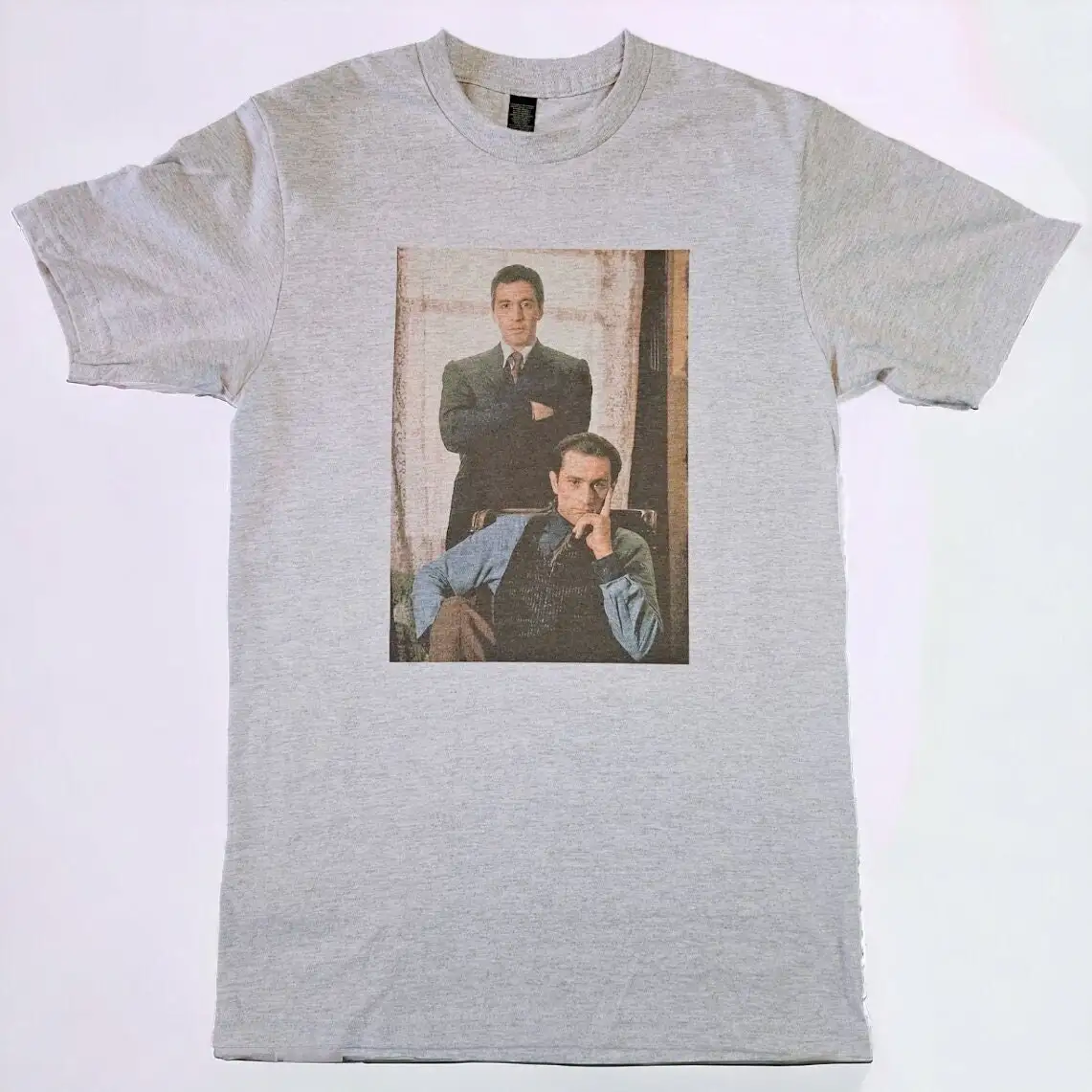 Robert De Niro Al Pacino The Godfather Grey T shirt sizes available S 3XL Personalisation upon request