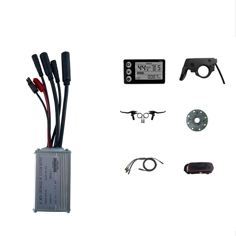 

15A Ebike Controller Kit 36/48V 250W Bike Controller With S866 LCD Display Panel For Electric Scooter E-Bike Accessories