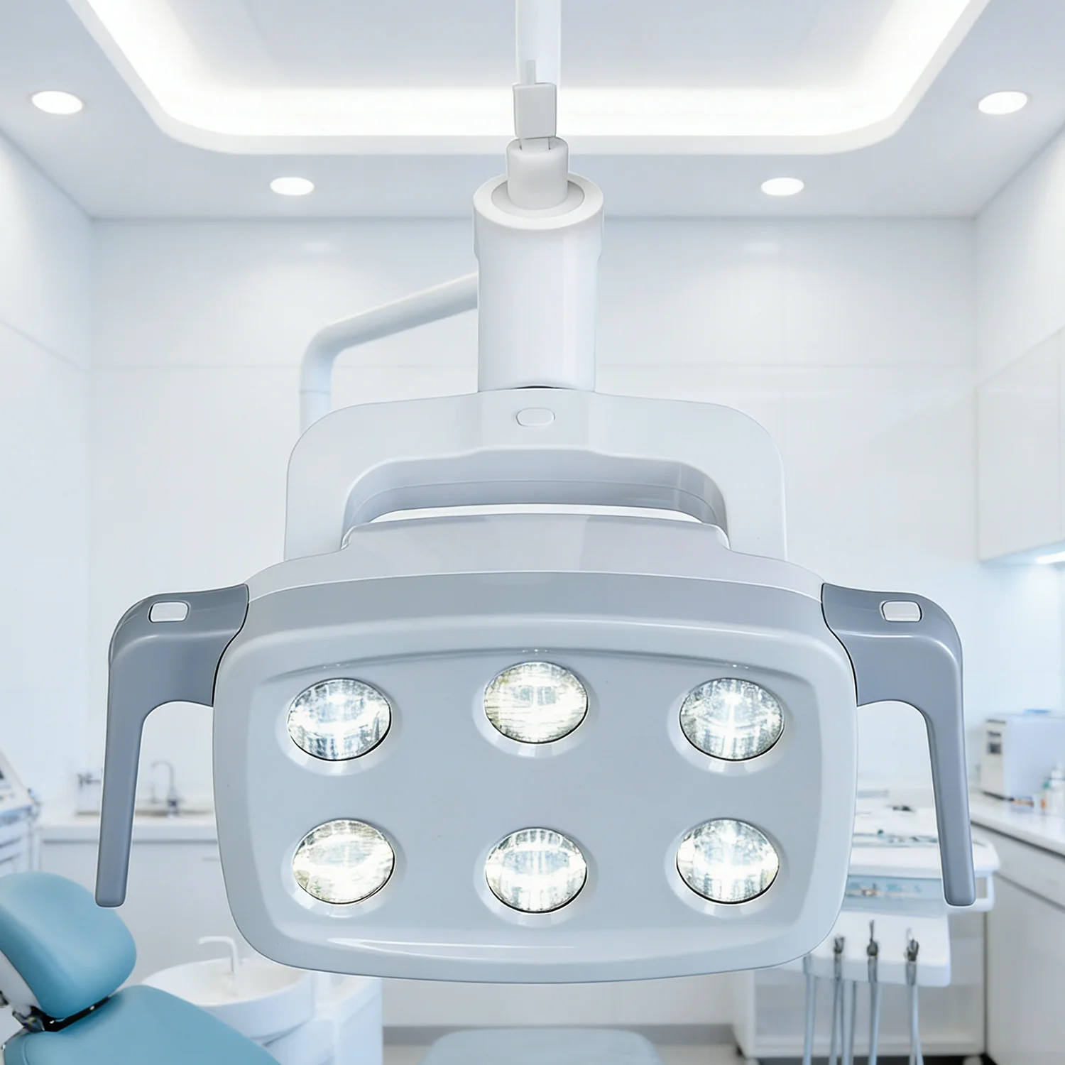 CE Certified LED Dental Oral Operating Lamp Induction Control Adjustable Brightness Shadowless for Dental Unit Chair