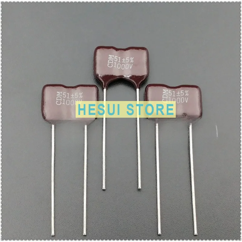 51pF 1000V CDM silver mica capacitor 1KV