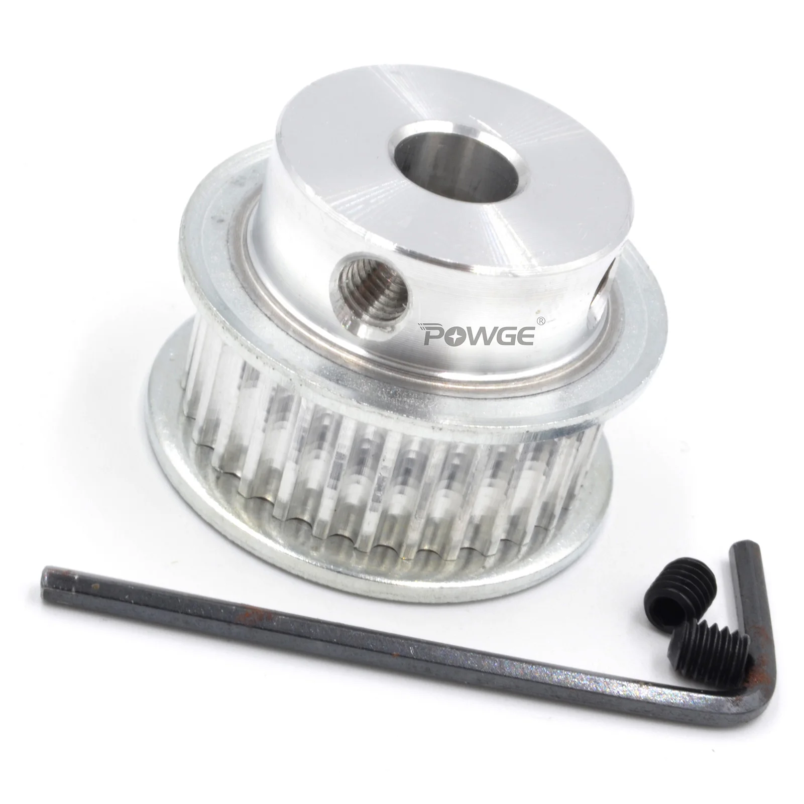 POWGE 16 20 30 40 48 60 Teeth 3MGT 3GT Timing Pulley Bore 5/6/6.35/8/10mm for Belt Width 6/9/15mm 16T 20T 30T 40T 48T 60T