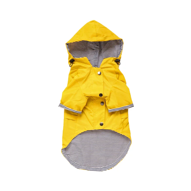 

dog coat waterproof S to 5XL windproof dog rain coat yellow