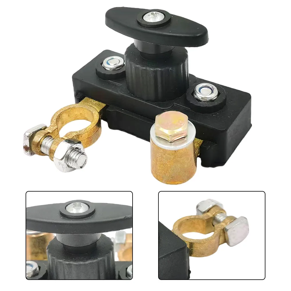 

For Battery Storage Red Car Battery Isolator Easy Install Power Switch 12V 24V Compatible Adjustable Installation