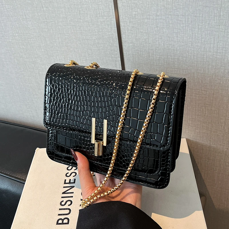

Brand Chain Shoulder Armpit Bag Purse Designer Copy Luxury Bag High Quality PU Leather Ladies Handbag Small Crossbody Bags Flap