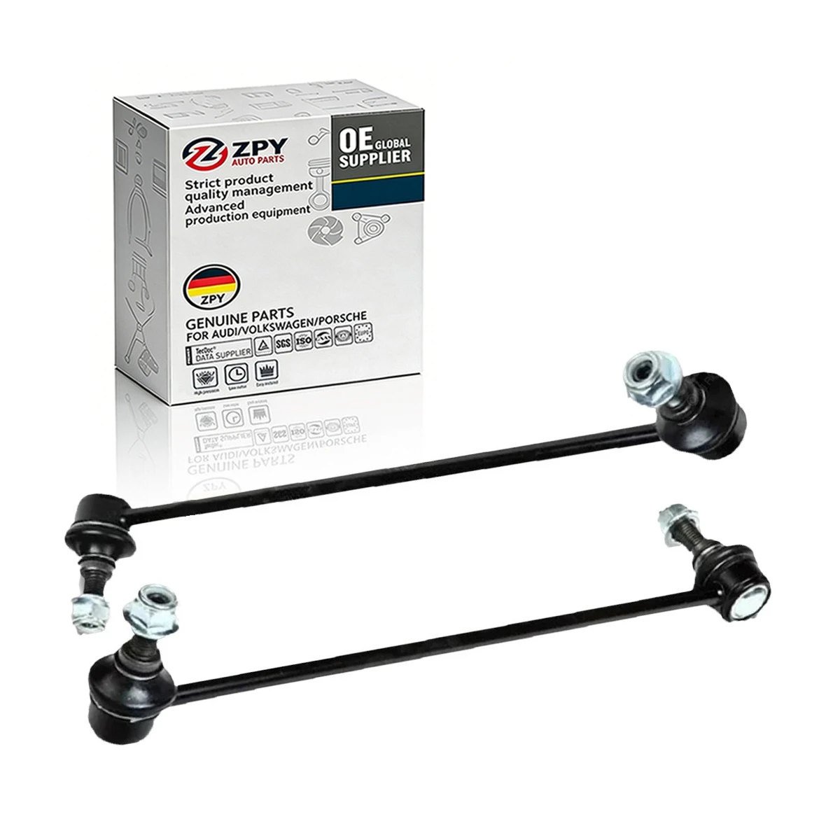 

FOR AUDI A3 SEAT SKODA FRONT LEFT & RIGHT ANTI ROLL BAR DROP LINKS X2 5Q0411315B
