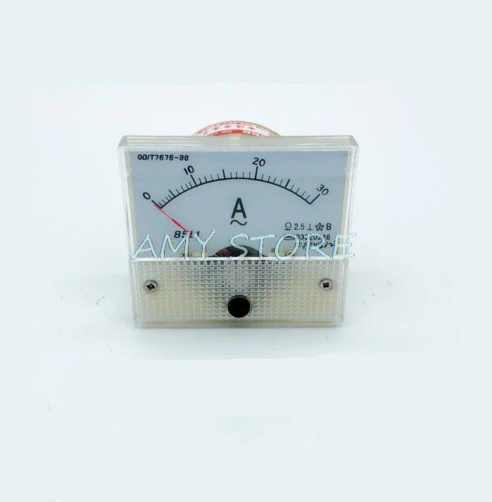 Analog Panel Ampmeter Amp Meter Amperemeter Gauge 85L1 Class 2.5 AC 0-30A