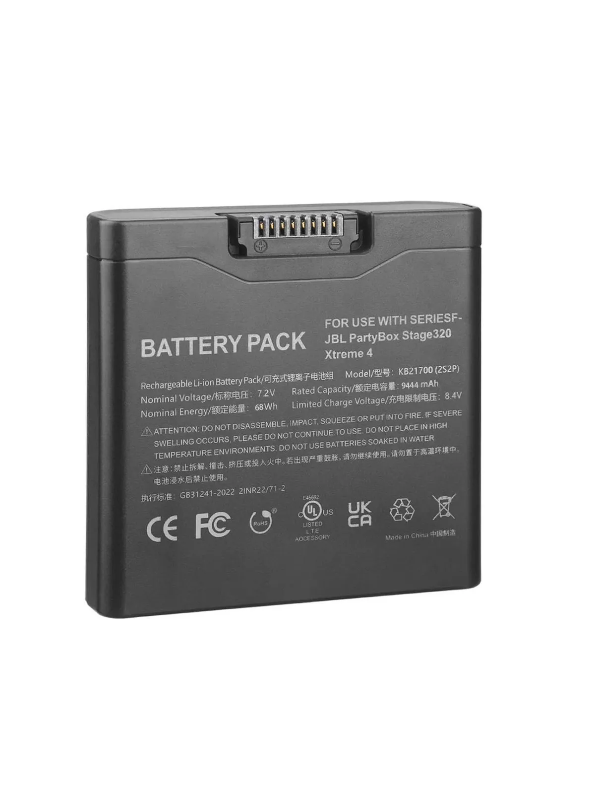 

For JBL Battery 400 Replaceable Battery PartyBox Stage 320 & Xtreme 4