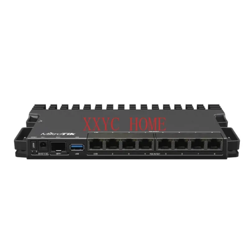 Mikrotik RB5009UPr+S+IN RB5009 router, all ports, small and medium-sized ISPs have PoE input and PoE output. 2.5/10 Gigabit Ethe