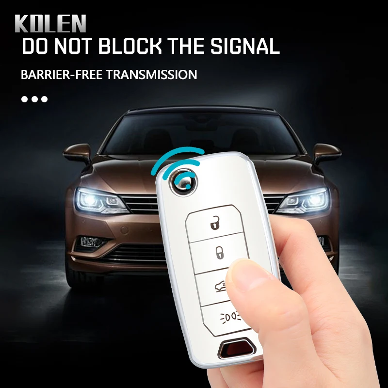 TPU Car Flip Key Case Cover Shell Fob For Jeep Cherokee Renegade Grand For Dodge Ram Charger 1500 Challenger Chrysler 300C Jour