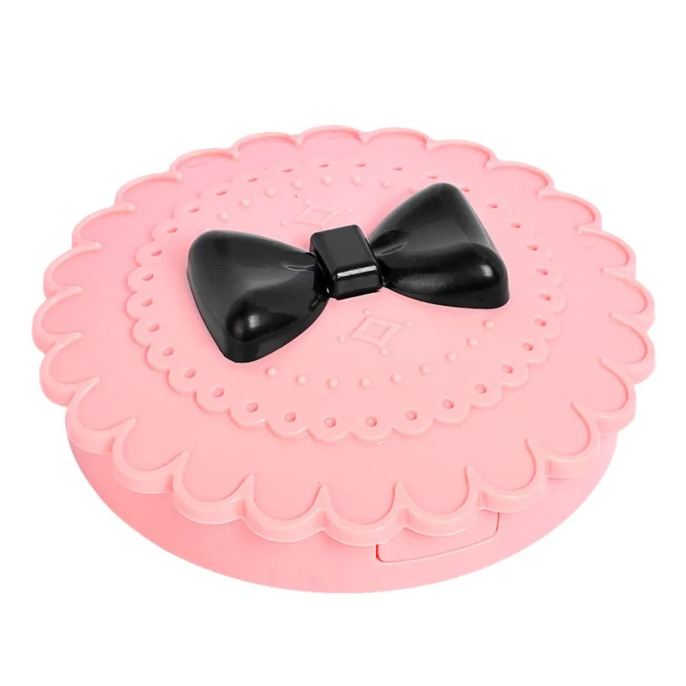 

1Pcs False Eyelash Storage Box Chic Bowknot Design Eyelash Organizer Makeup Case Makeup Mirror Case Organizer