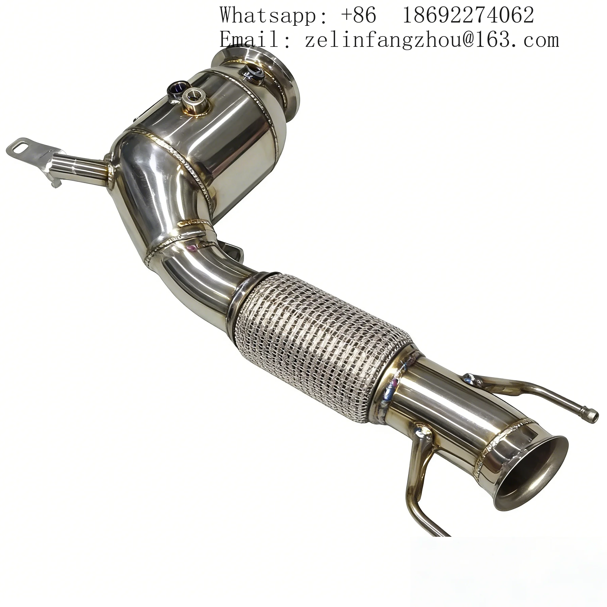 

High Flow Stainless Steel 304 Catalyst Sport Cat Downpipe For MINI U25 JCW RES Exhaust