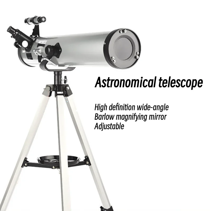 Imagem -03 - Telescópio Zoom Profissional para Astronomia Visão Noturna Atualizada Espaço Profundo Cenário Estrelado Meteoro Lunar 875x 1.25 Novo