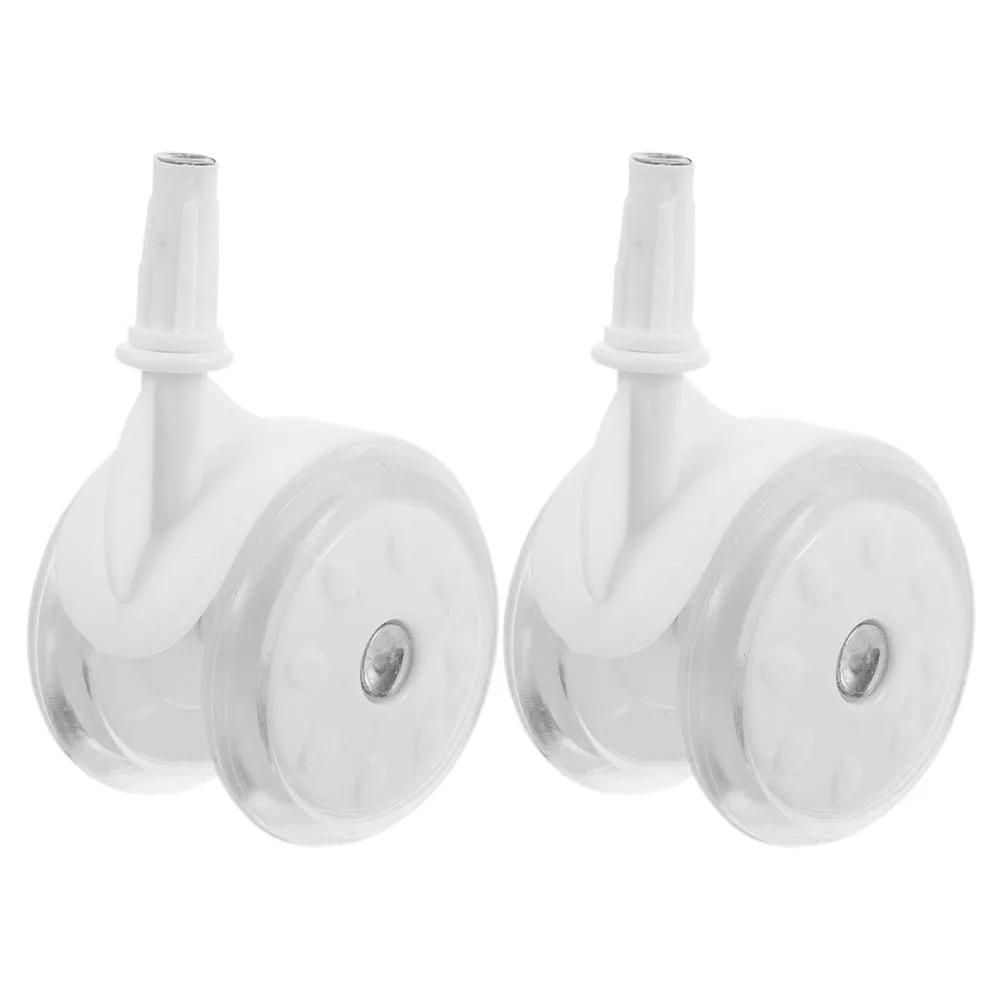 2Pcs Universal Baby Walker Wheel Replacement Plastic Repair Casters for Smooth Stable Baby Walker Accessories Wheel for