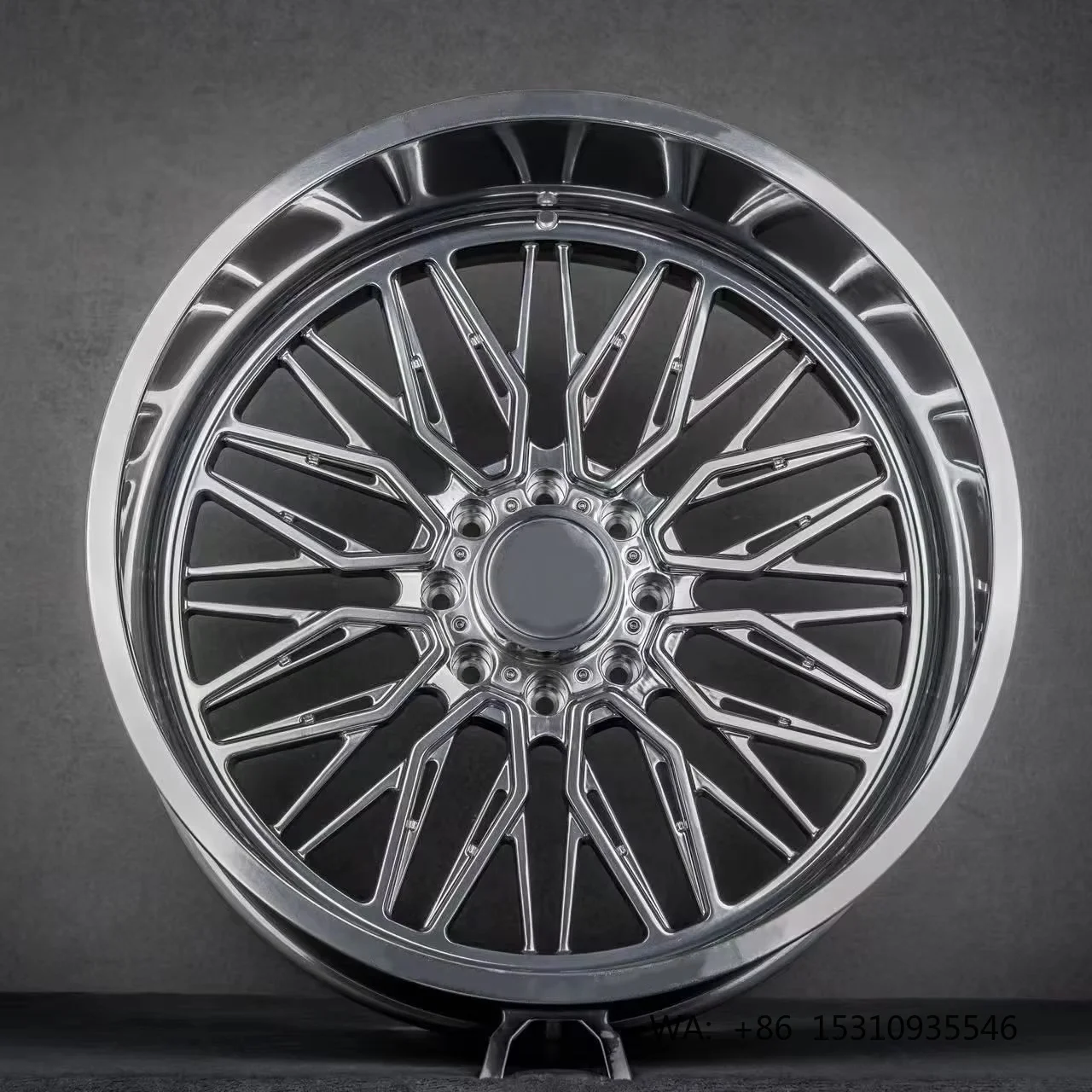19-20 Inch Hyper Silver Milling Face Forged Alloy Wheels High Grade Passenger Car Rims