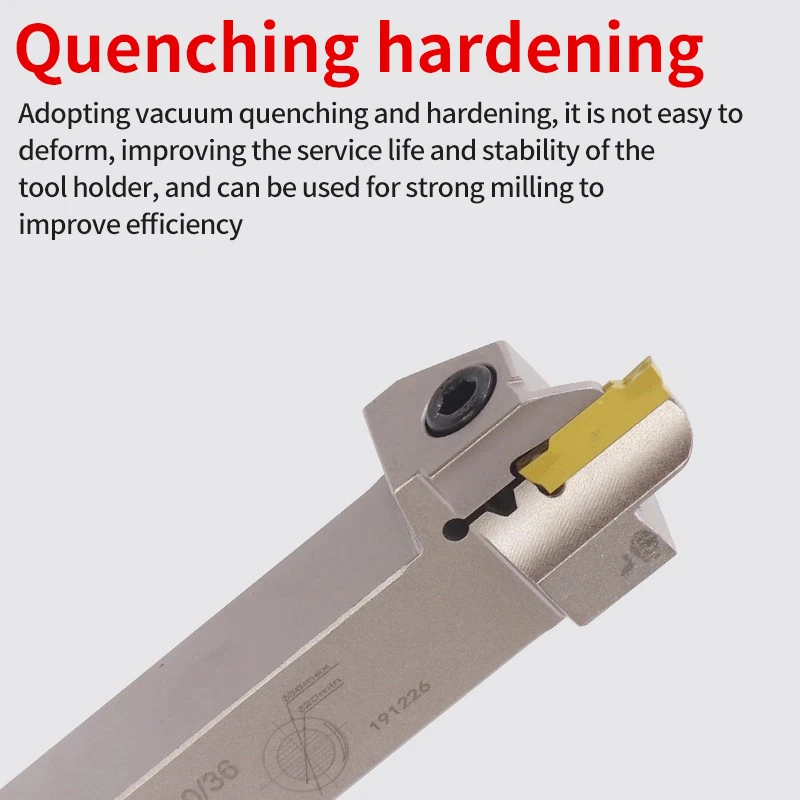 EiMoGe Outer circle end face slotting tool holder MGHH320/325R/L20-32 spring steel shock-resistant lathe slotting tool holder