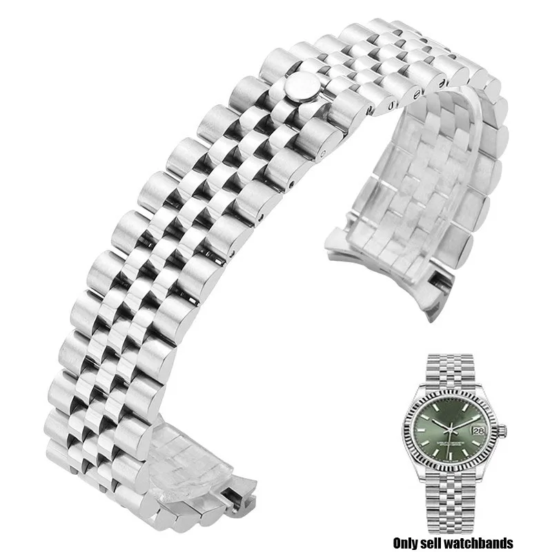 Watch Bands For Rolex DATEJUST DAY-DATE OYSTERPERTUAL DATE 904 Stainless Steel Strap Watch Accessories Watch Bracelet 20mm 21mm