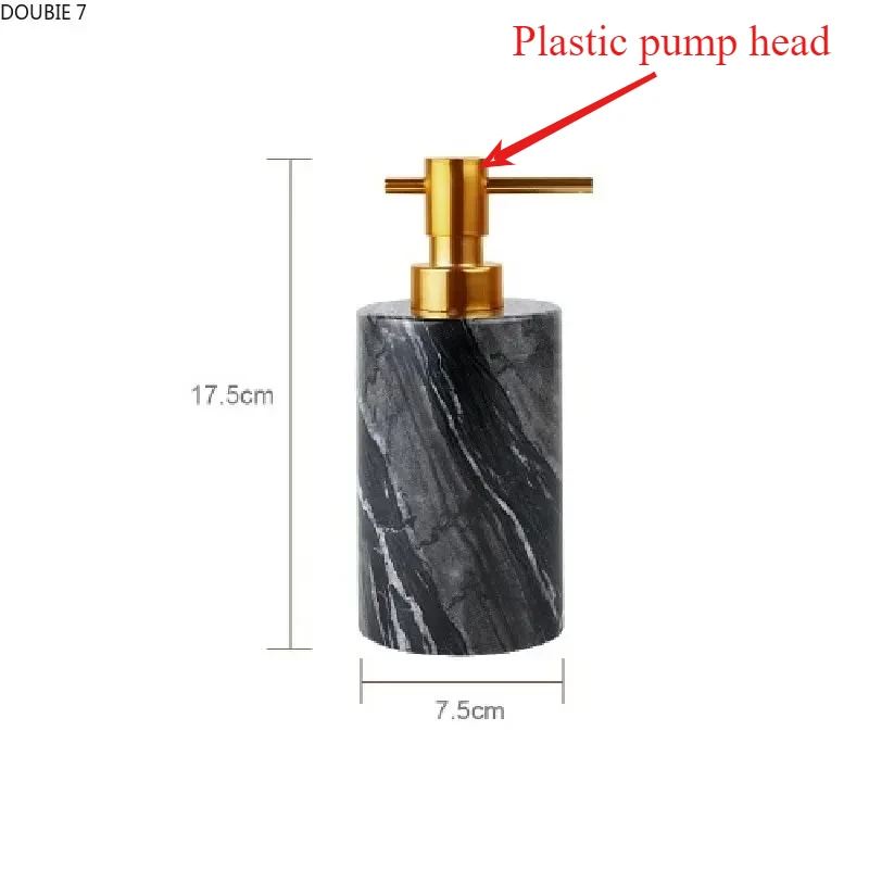 Nordic Marble Lotion Bottle Spot Pattern Bathroom Accessories Supplies Shampoo Liquid Soap Dispenser Wristband Hand Dispenser