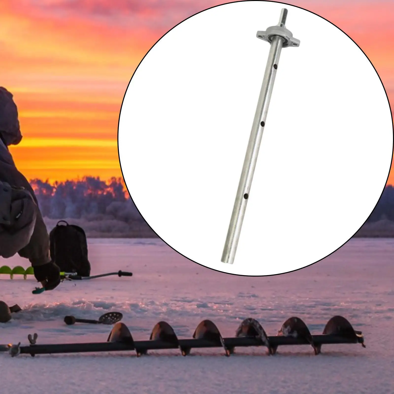 

Ice Drill Auger Extension Rod Sturdy Ice Chisel Ice Fishing Equipment