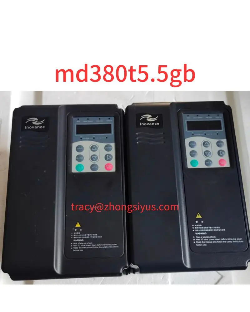 Used frequency converter md380t5.5GB 5.5kw 380V