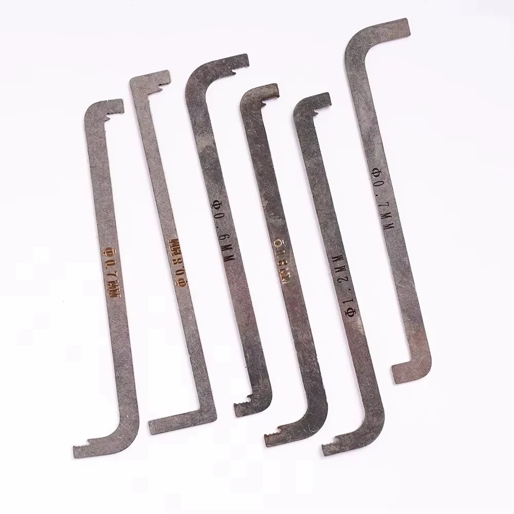 5/11Pcs Lock Pick Set Double-Head Tension Wrench Replacement Turning Tools Emergency Unlock Kit for Beginner DIY Locksmith image 6