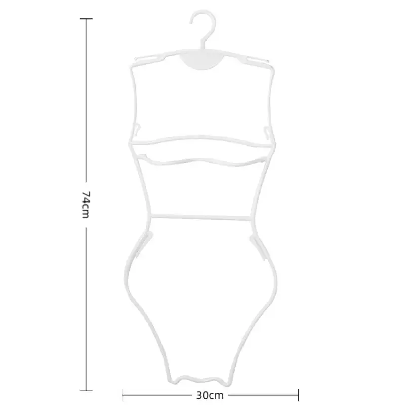 Foldable Durable Body Shape Lingerie Hanger for Closet