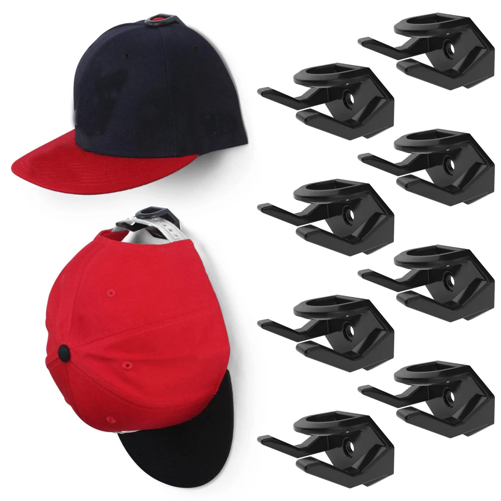 5/8pcs Hat Hooks for Wall Hat Rack for Baseball Caps Minimalist Hat Display Strong Hold Hat Hangers for Wall