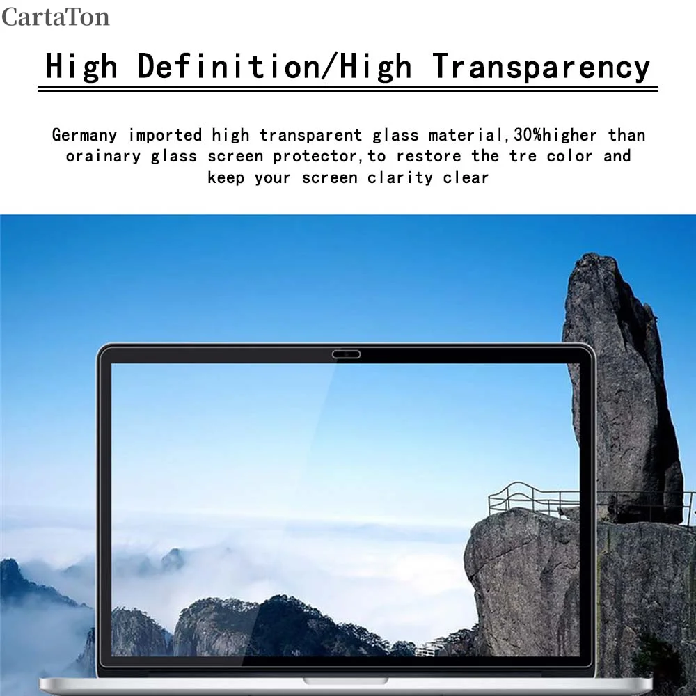 Screen Cover Film for Apple MacBook Pro 13 A2338 M1 2020 A2251 A2289 1708 A1706 A1989 A1932 Transparent Screen Protector
