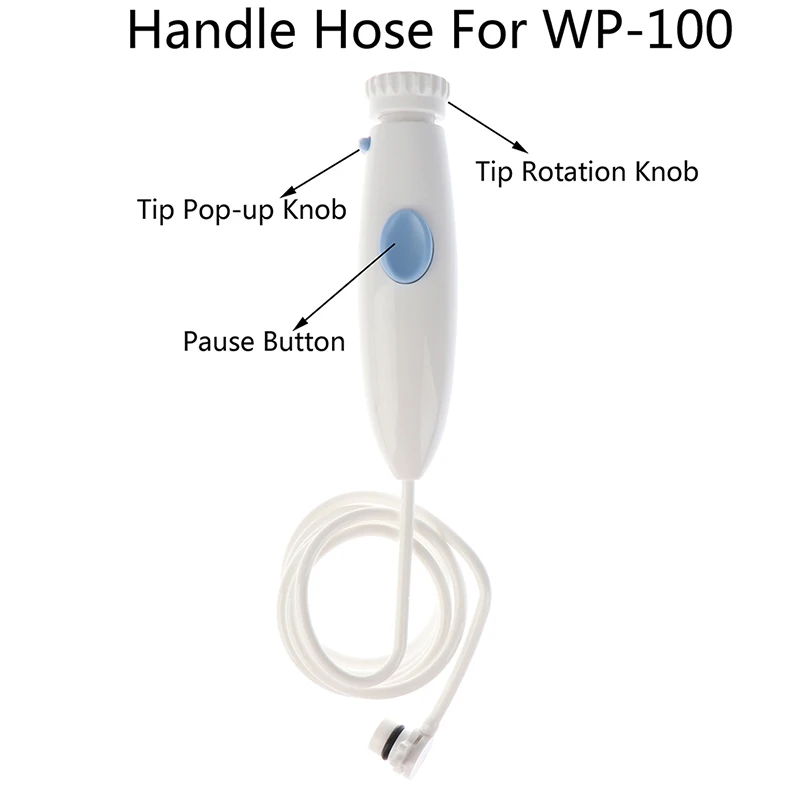 1PCS White Standard Water Hose Handle for ORAL Irrigator WP-100 WP-900 Hygiene Accessories