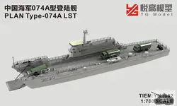 YG MODEL YM1002 1/700 SCALE PLAN Type-074A LST