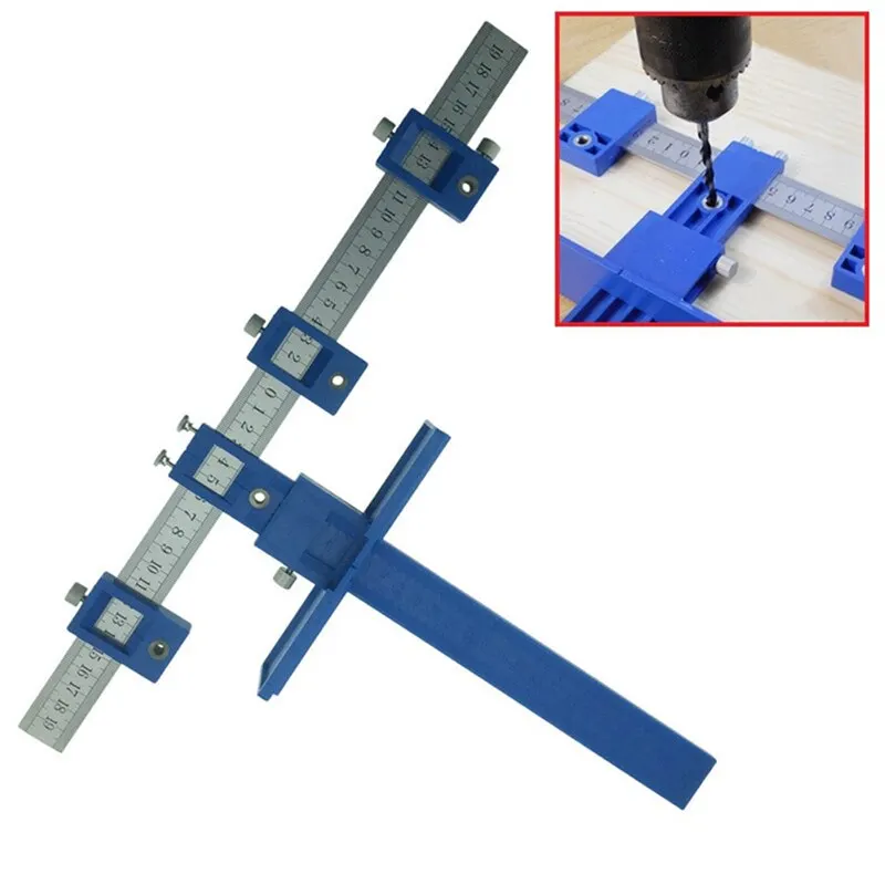 Многофункциональный сверлильный перфоратор локатор для мебели регулируемое сверлильное Отверстие пила деревообрабатывающий Столярный ручной инструмент