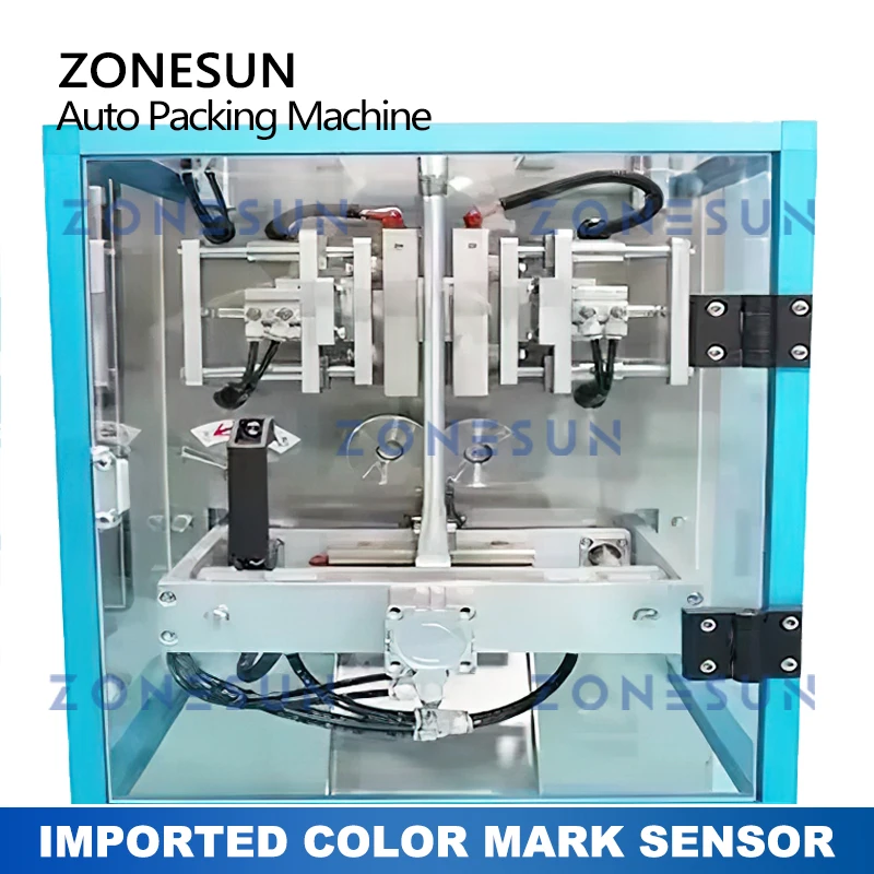 ZONESUN ZS-PL240LS صلصة التوابل العسل الكيس الكاتشب حزمة السائل لصق ماكينة تغليف وختم مع خلط وظيفة التدفئة