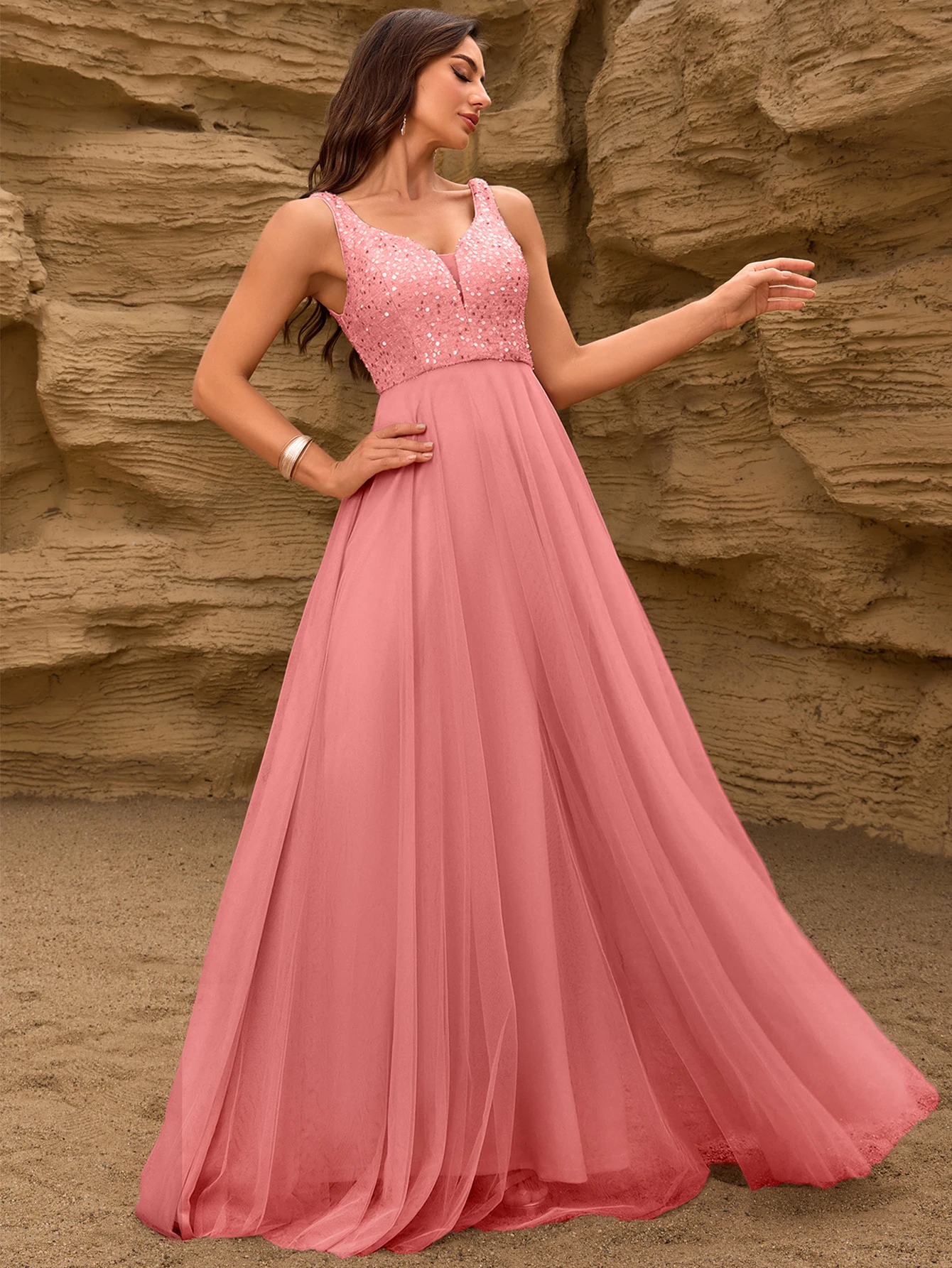 Vestido Sexy de verano con lentejuelas y malla sin espalda, vestidos de fiesta de cumpleaños para mujer, vestidos largos elegantes de lujo para fiesta de noche y graduación