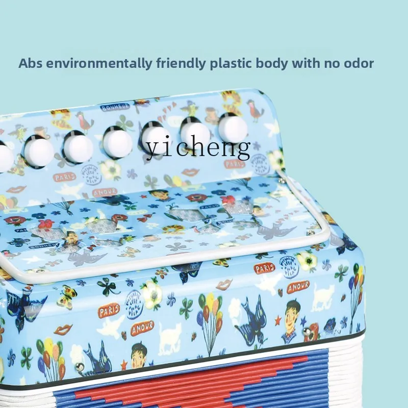 

ZZ Children's Accordion Music Enlightenment Mini Instrument Entry Toy Boys Girls Gift 3 Years Old