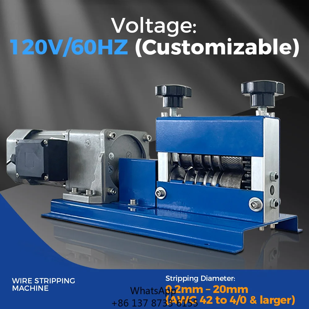 90w Wire Stripper Machine,32 AWG - 4/0 AWG Scrap Copper Wire Peeler Machine, Wire Stripper Tool For Scrap Copper Recycling & DIY