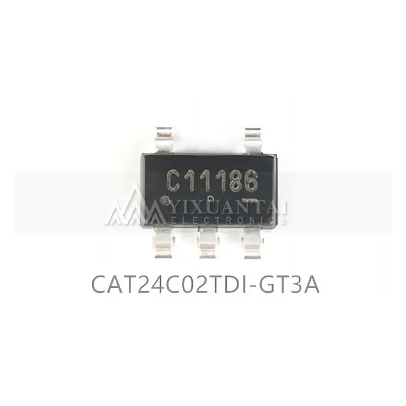 10pcs/Lot CAT24C02TDI-GT3A CAT24C02TDI Marking C1**** EEPROM Serial-2Wire 2K-bit 256 x 8 1.8V/2.5V/3.3V/5V SOT-23 -5  New