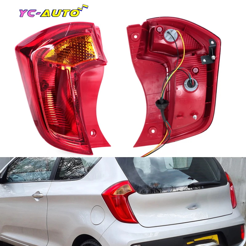 

For Kia Picanto 2012 2013 2014 2015 2016 Rear Bumper Tail Light Brake light Turn Signal Lamp Car Accessories