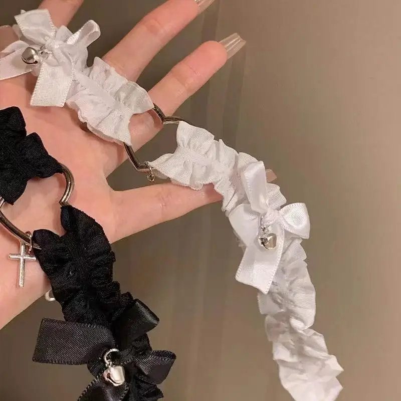 2025 جديد إمرأة مطاطا الدانتيل الرباط أحزمة القلب الساق حلقة عنق فاسق الفتيات قابل للتعديل الفخذين كليب تسخير مثير الحمالات #6