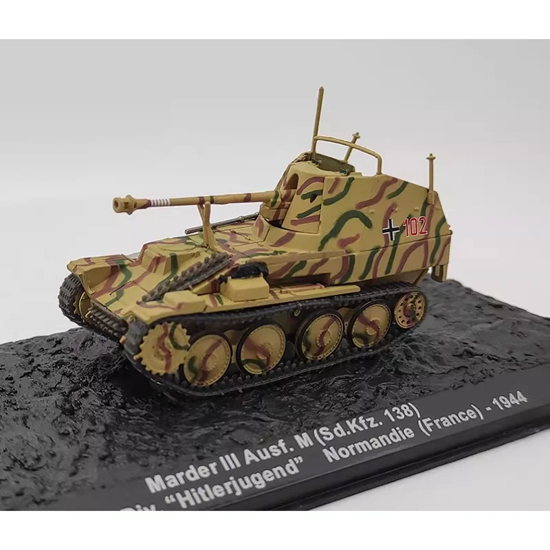 

Литая под давлением масштаб 1/72, сплав, готовая статическая модель, ласка типа 3, танк-разрушитель, коллекционная игрушка, дисплей, подарок